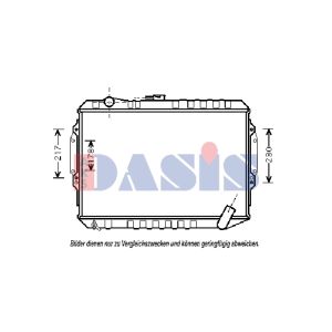 Motorkühler AKS DASIS 140025N