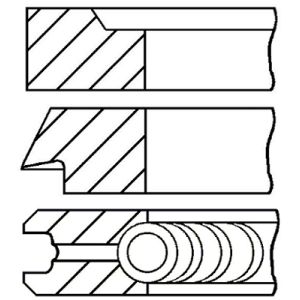 Kolbenringsatz GOETZE 08-287800-00