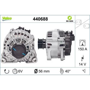 Drehstromgenerator VALEO 440688