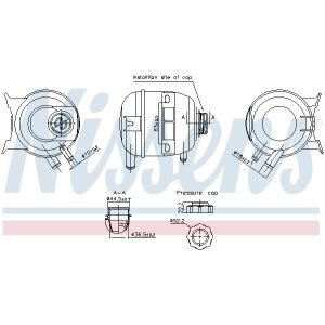 Depósito de compensación, refrigerante NISSENS 996293