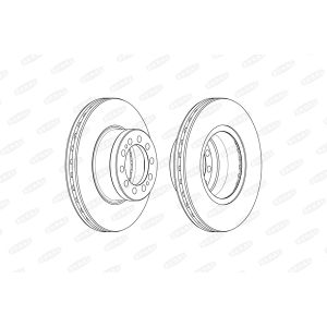 Disque de frein BERAL BCR372A