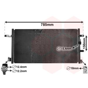 Condenseur (climatisation) VAN WEZEL 03005360