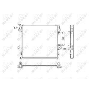 Kühler, Motorkühlung NRF 53575