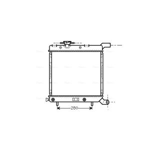 Radiador AVA COOLING CR2003 AVA