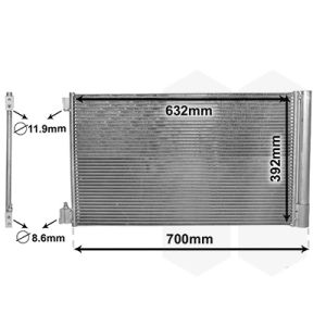 Condenseur (climatisation) VAN WEZEL 37005478