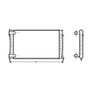 Arrefecedor do motor AVA COOLING CN2144