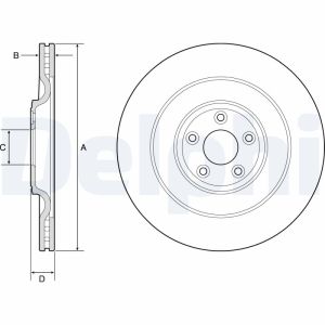 Bremsscheibe DELPHI BG9194C