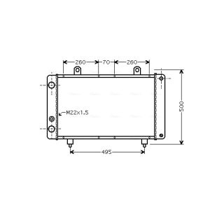 Arrefecedor do motor AVA COOLING PEA2319