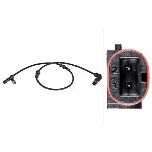 ABS-sensor HELLA 6PU 358 216-721