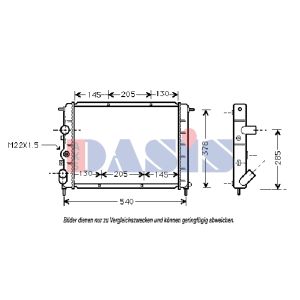 Motorkühler AKS DASIS 181560N