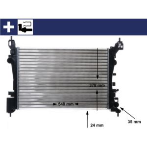 Arrefecedor do motor MAHLE CR 1182 000S