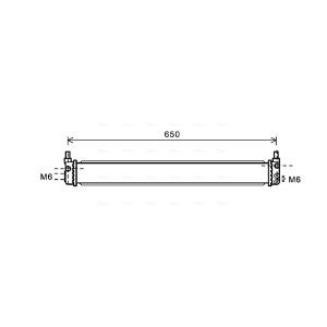 Arrefecedor do motor AVA COOLING TO2602