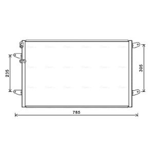 Condenseur (climatisation) AVA COOLING VN5379 AVA