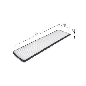 Innenraumfilter BOSCH 1 987 435 024