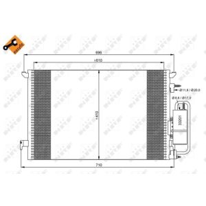 Kondensator, Klimaanlage NRF 35929