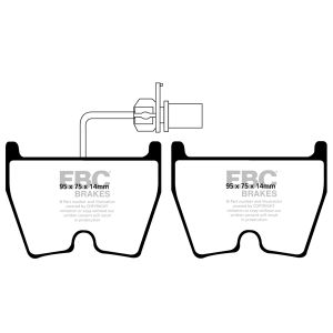 Conjunto de pastilhas de travão EBC BRAKES DP81513RP1