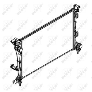 Jäähdytin, moottorin jäähdytys NRF 58422