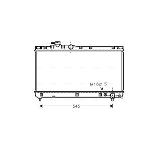 Arrefecedor do motor AVA COOLING TOA2200