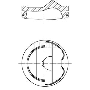 Pistone MAHLE 028 PI 00124 000