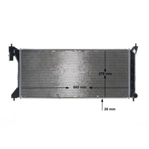 Arrefecedor do motor MAHLE CR 2245 000S