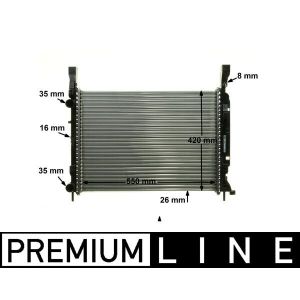 Arrefecedor do motor MAHLE CR 1157 000P