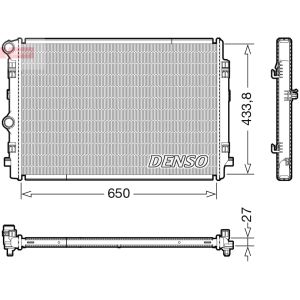 Radiateur moteur DENSO DRM02044