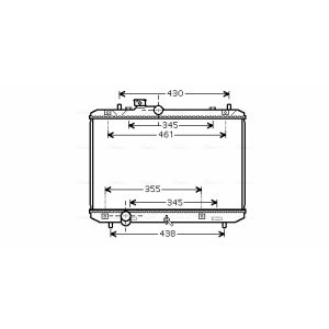 Arrefecedor do motor AVA COOLING SZ2083