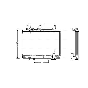 Arrefecedor do motor AVA COOLING MT2161