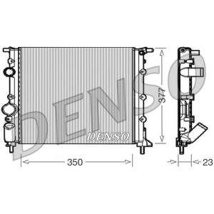 Radiador de motor DENSO DRM23010