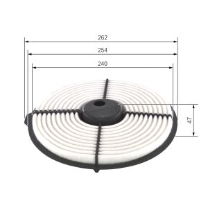Luftfilter BOSCH FILTRY 1 987 429 122