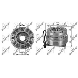 Embrague, ventilador de radiador NRF 49702