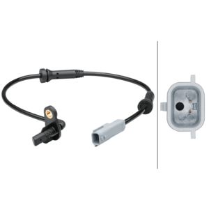 Sensor do ABS traseiro, direito HELLA 6PU 012 679-221