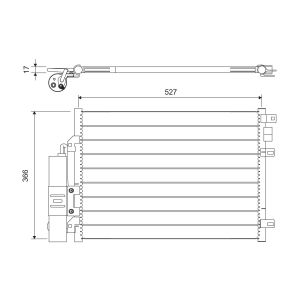 Condenseur (climatisation) VALEO 817428