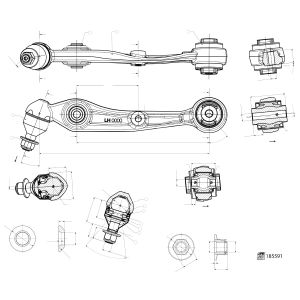 Suspensão da roda FEBI BILSTEIN 185591