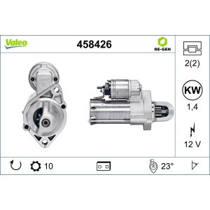 Motor de arranque VALEO 458426