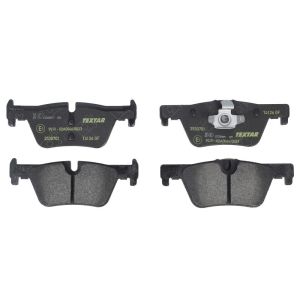 Conjunto de pastilhas de travão TEXTAR 2530701, atrás