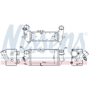 Intercooler NISSENS 961488