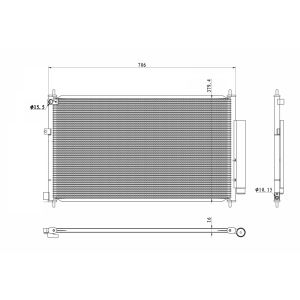 Condenseur (climatisation) NRF 350419