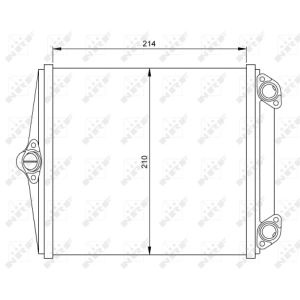Intercambiador de calor, calefacción interior NRF 54248
