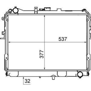 Arrefecedor do motor MAHLE CR 767 000S