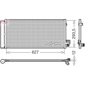 Condensador, ar condicionado DENSO DCN05113