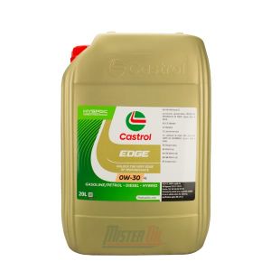 Óleo de motor CASTROL 15F9BA Edge 0W30 20L