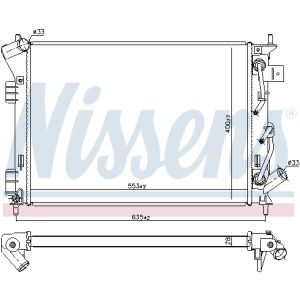 Radiator, motorkoeling NISSENS 666207