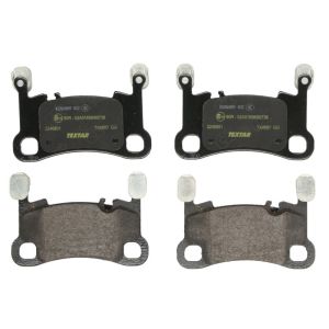 Conjunto de pastilhas de travão TEXTAR 2246801, atrás