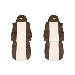 Sitzschonbezug F-CORE FX04 BROWN/CHAMP
