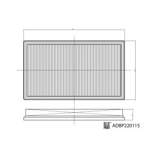 Luftfilter BLUE PRINT ADBP220115