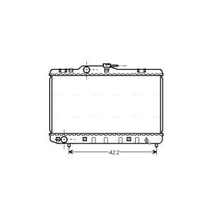 Arrefecedor do motor AVA COOLING TO2227