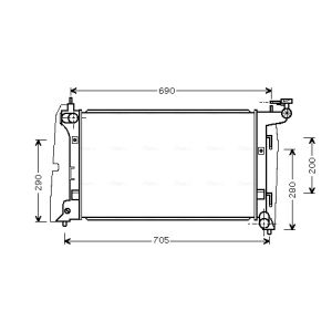 Raffreddatore motore AVA COOLING TOA2290