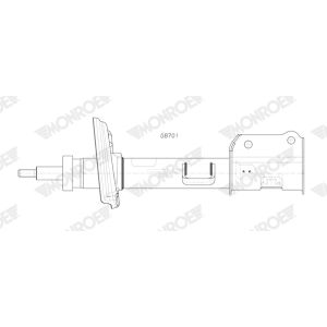 Stoßdämpfer MONROE G8701