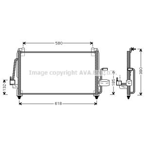 Condensatore, impianto di climatizzazione AVA COOLING DW5040